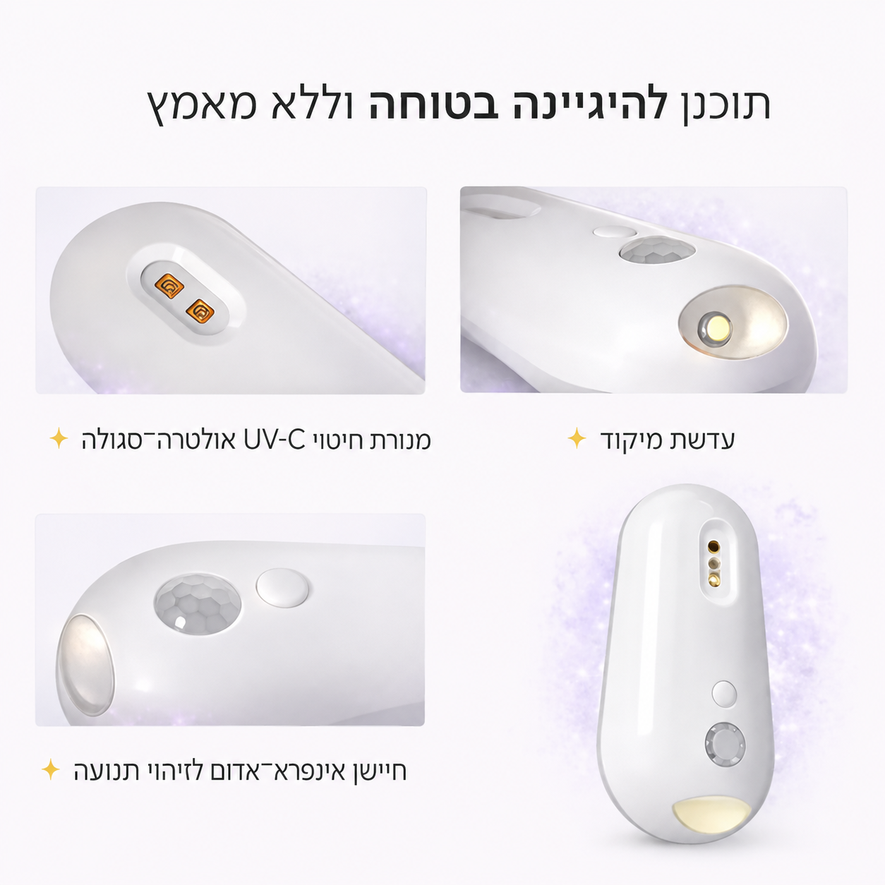 Lumora- פתרון מתקדם לחיטוי וניקוי האסלה