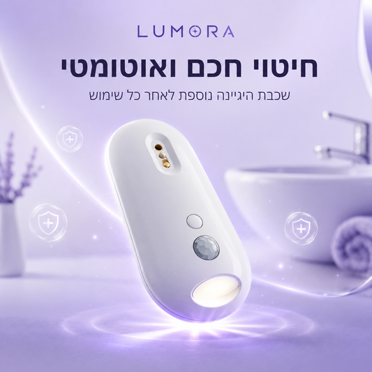 Lumora- פתרון מתקדם לחיטוי וניקוי האסלה